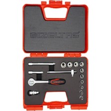 Özgürce 15 Parça 1/4” Köşe Lokma Anahtar Takımı Mm, Güçlü ve Dayanıklı Set