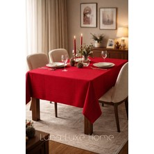 Luna Luxe Home Noa Aura | Sade Tasarım Çizgili Colber Masa Örtüsü (160X220CM)