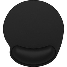 Delixa Lord Mountain Bilek Destekli Mousepad – Ergonomik Tasarım, Ofis ve Oyun Için Siyah