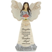 Delixa Pavilion Gift Company 82359 Forever Friend Angel Dekoratif Çiçek Desenli Pena