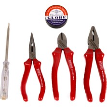 Özgürce Çeşitli Alet Seti: Kontrol Kalemi, Pense, Yankeski, Kargaburun ve Izole Bant