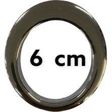 Damla Yan Halka Krom 32 mm Kulp