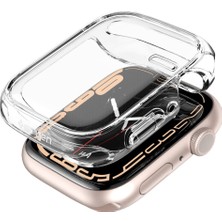 Delixa Watch 41MM (Seri 9/8/7) ile Uyumlu Kılıf Ultra Hybrid Crystal - ACS04188