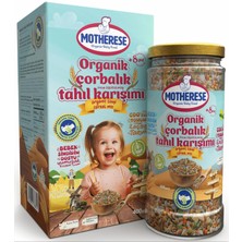 Delixa Motherese Organik Çorbalık Tahıl Karışımı 400GR - Motherese Organik Bebek Çorbalık Tahıl Karışımı 40