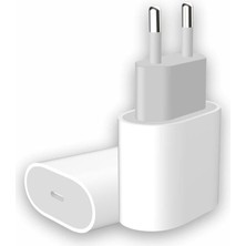 Delixa Pdateknoloji Usb-C 20W Şarj Adaptörü Beyaz A2347 (Yerli Üretim)