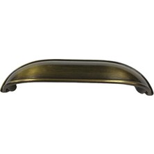 Damla Midye 96 mm Antik Sarı Kulp