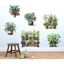 Esranın Dünyası Tropikal Bitkiler Duvar Stickerı Model C RSFTA34-ESRDNS