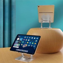 Esranın Dünyası 360 Derece Dönebilen Yükseltilmiş Masaüstü Ayarlanabilir Metal Tablet Standı RSFTA34-ESRDNS