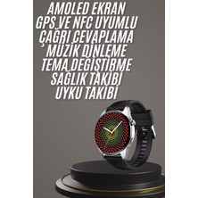 Carmella Akıllı Saat 1.5 Inç Amoled Ekran Çift Kordonlu Gps Nfc Uyumlu STKN34-ESRDNS