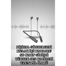 Fta Ticaret Alarm ve Titreşim Özellikli Akıllı Saat ve Mikrofonlu Kablolu Bluetooth Kulaklık 60 Saat Rsfta3