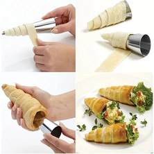 Esranın Dünyası 6'lı Korne Kalıbı Paslanmaz Çelik RSFTA34-ESRDNS