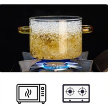 Esranın Dünyası Kapaklı Borosilikat Cam Tencere Seti RSFTA34-ESRDNS