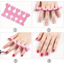 Esranın Dünyası Parmak Ayırıcı Sünger Manikür Pedikür Aparatı 5 Adet RSFTA34-ESRDNS