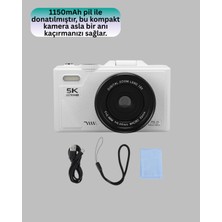 Esranın Dünyası 5k 75MP Dijital Kamera Wifi Aktarımlı Otofokus ve 18X Dijital Zoom STKN34-ESRDNS