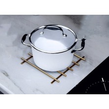 Esranın Dünyası Yanmaz Paslanmaz Çelik Nihale Gold Renk RSFTA34-ESRDNS