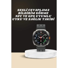 Carmella Akıllı Saat Amoled Ekran Bluetooth Bağlantılı Sağlık Takibi Gps Uyumlu STKN34-ESRDNS