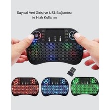 Esranın Dünyası LED Işıklı Q Klavye – Touchpad, Numerik Tuş Takımı ve Multimedya Kısayolları RSFTA34-ESRDN