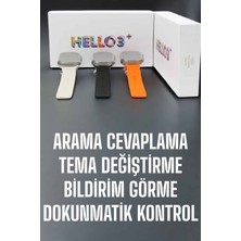 Carmella Akıllı Saat Yeni Nesil Sesli Asistan Uyku ve Sağlık Takibi Adımsayar STKN34-ESRDNS