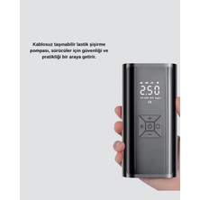 Esranın Dünyası Dijital Ekranlı Kablosuz Hava Pompası LED Işıklı 12V 80W RSHPS34-ESRDNS