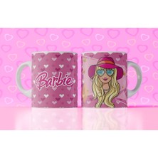 Velorina Barbie Temalı Baskılı Kupa Bardak – Porselen, Renkli Desen, Kız Çocuk & Hediye Kupası 28