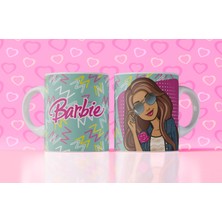 Velorina Barbie Temalı Baskılı Kupa Bardak – Porselen, Renkli Desen, Kız Çocuk & Hediye Kupası 1