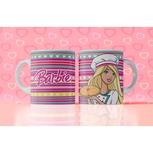 Velorina Barbie Temalı Baskılı Kupa Bardak – Porselen, Renkli Desen, Kız Çocuk & Hediye Kupası 12