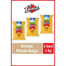 Günbak Pilavlık Bulgur 1 kg x 3 Adet