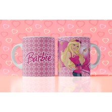 Velorina Barbie Temalı Baskılı Kupa Bardak – Porselen, Renkli Desen, Kız Çocuk & Hediye Kupası 29