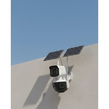 Esranın Dünyası Çift Solar Panelli 4g Kablosuz Ip Güvenlik Kamerası 9mp ve Hareket Takipli RSHPS34-ESRDNS