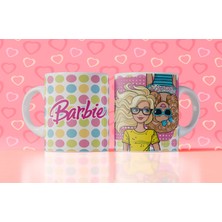Velorina Barbie Temalı Baskılı Kupa Bardak – Porselen, Renkli Desen, Kız Çocuk & Hediye Kupası 7