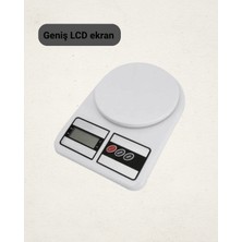 Esranın Dünyası 10 kg Kapasiteli LCD Ekranlı Dijital Mutfak Tartıs RSHPS34-ESRDNS