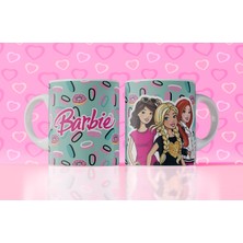 Velorina Barbie Temalı Baskılı Kupa Bardak – Porselen, Renkli Desen, Kız Çocuk & Hediye Kupası 2