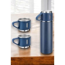 Esranın Dünyası Paslanmaz Çelik 3’lü Termos Seti Vakumlu ve 8 Saat Isı Koruma RSHPS34-ESRDNS