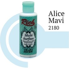 Rich Multi Surface 2180 Alice Mavi Akrilik Boya 120 cc