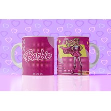 Velorina Barbie Temalı Baskılı Kupa Bardak – Porselen, Renkli Desen, Kız Çocuk & Hediye Kupası 9