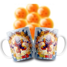 Velorina Dragon Ball Z Temalı Porselen Kupa – Renkli Anime Baskı, Çay & Kahve Kupa Bardak 3