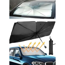 TeknoBeyza Araba Güneş Gölge Koruyucu Şemsiye Oto Ön Cam Güneşlik Araç Şemsiyesi Bütün Araçlara