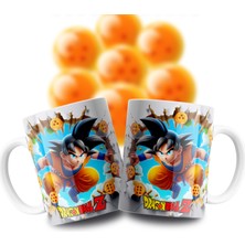 Velorina Dragon Ball Z Temalı Porselen Kupa – Renkli Anime Baskı, Çay & Kahve Kupa Bardak 1