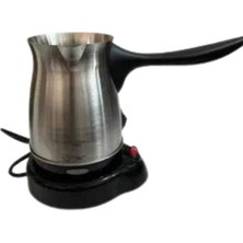 Esranın Dünyası Yeni Nesil Türk Kahve Makinesi Cezvesi Siyah Gri Kablolu Pratik RSHPS34-ESRDNS