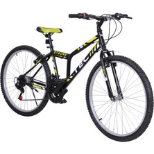 TEC Bisiklet Strong 26 Jant 21 Vites Erkek Dag Bisikleti – Siyah Sarı V-Frenli Celik Kadro & Sportif Tasarim