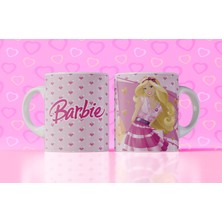 Velorina Barbie Temalı Baskılı Kupa Bardak – Porselen, Renkli Desen, Kız Çocuk & Hediye Kupası 27