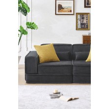 Katt Manora Koltuk Yatak Modüler 2’li – Sünger Kanepe, Yıkanabilir Kılıflı, Çok Amaçlı