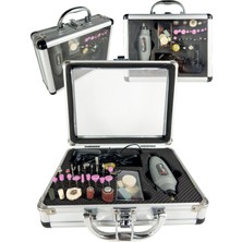 Özgürce Çelik Alaşımlı Çantalı 50 Parça Mini Hobi Taşlama ve Gravür Seti