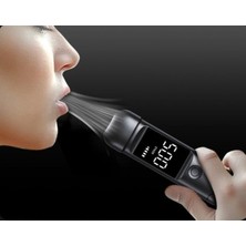 Özgürce Taşınabilir Dijital Alkolmetre, LCD Ekranlı, Sesli ve Işıklı Uyarı Sistemi