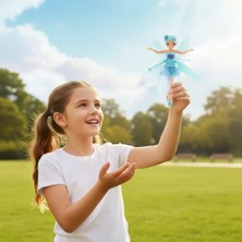 Kanonik Education Uçan Peri Oyuncak Usb Kablolu Ve Şarj Edilebilir Oyuncak Bebe Mavisi