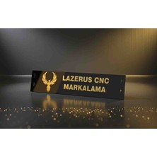 Lazerus Cnc Markalama Kişiye Özel Lazer Markalama Şık Kurumsal Tabela Isimlik