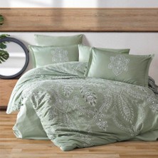 Zemira Pamuk Saten Çift Kişilik Nev Takımı Rovi V2 Yeşil