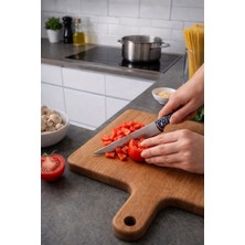 Seymen Bıçakçılık Sürmene 13 cm El Yapımı Sıcak Dövme Mutfak Bıçağı – Ömür Boyu Garantili