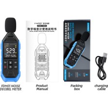 Özgürce Dijital Gürültü Desibel Ölçer ile Ses Seviyesi Ölçüm Cihazı