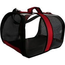 Zemira Tünekli Kuş Taşıma Çantası 20-30 cm Kırmızı